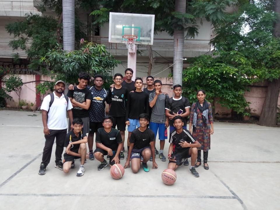 Won the Under-17 Basket Ball Tournament In Khel Maha kumbh